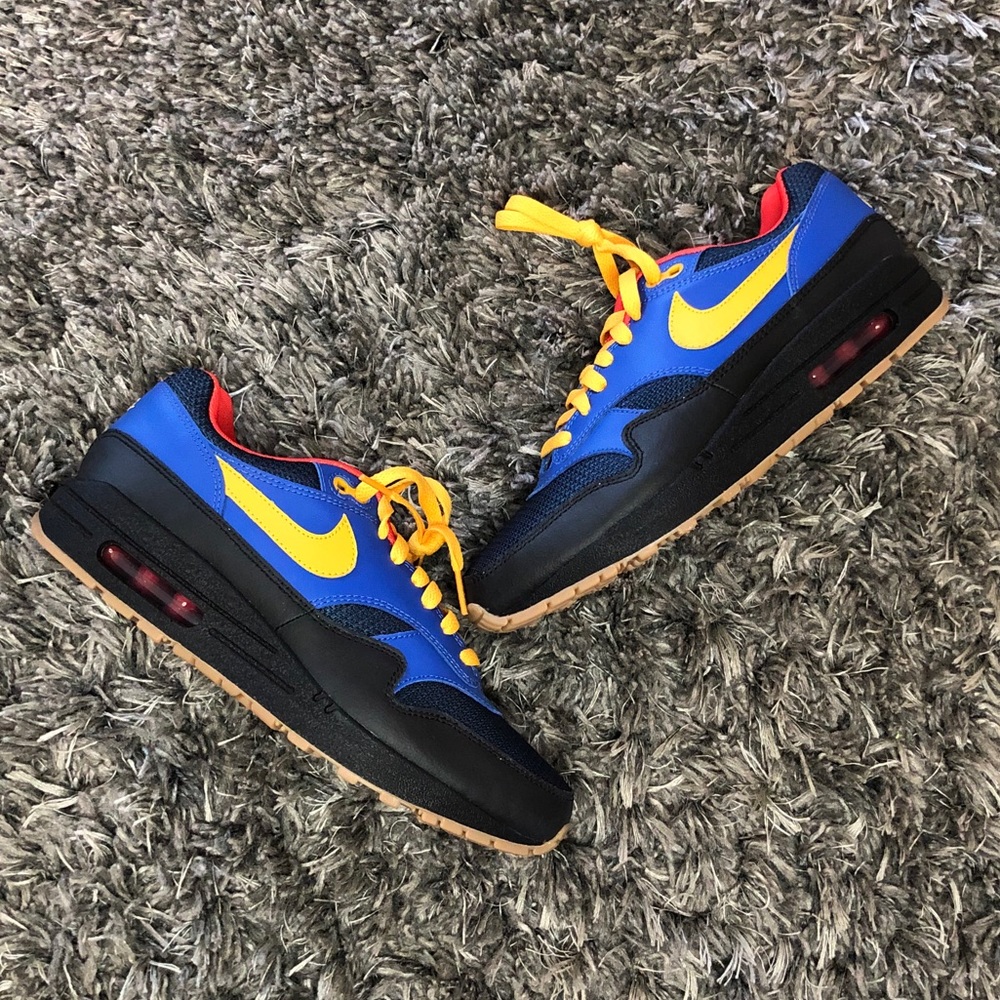 Nike Air Max 1 Nike By You “Red Black Blue”